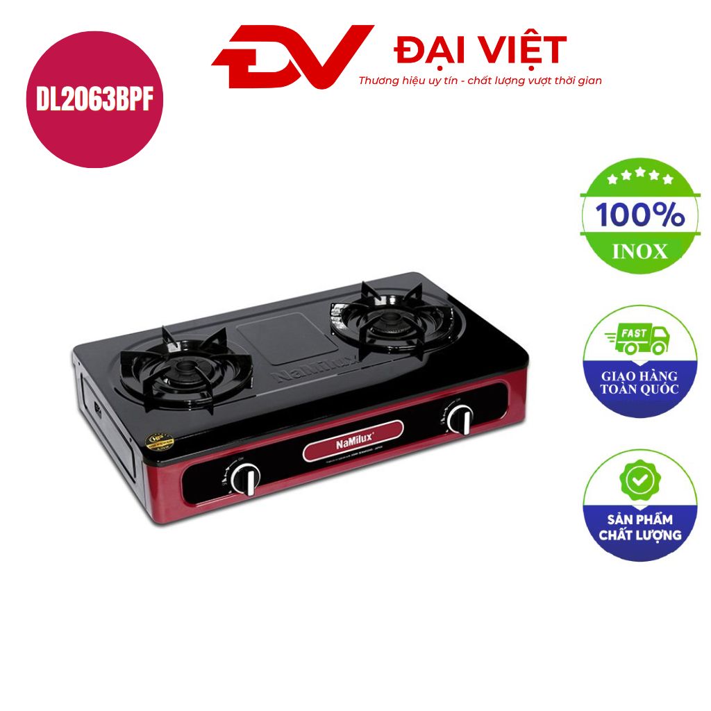 Bếp Gas Đôi NaMilux DL2063BPF Bếp Gas Đôi NaMilux DL2063BPF