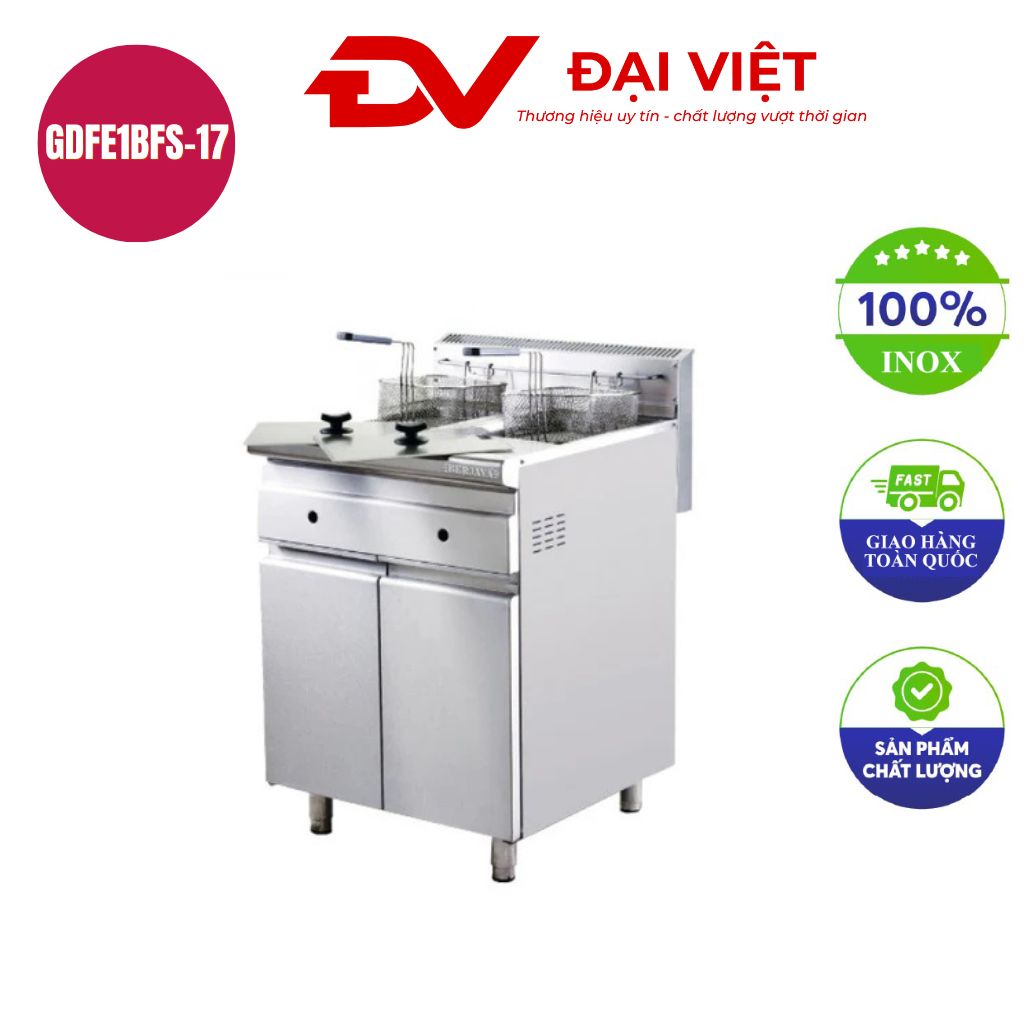 Bếp chiên nhúng 27 lít dùng gas GDFE1BFS 17 Bếp chiên nhúng 27 lít dùng gas GDFE1BFS 17