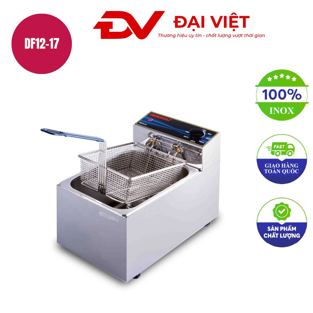 Bếp chiên nhúng điện đơn DF12 17 Bếp chiên nhúng điện đơn DF12 17