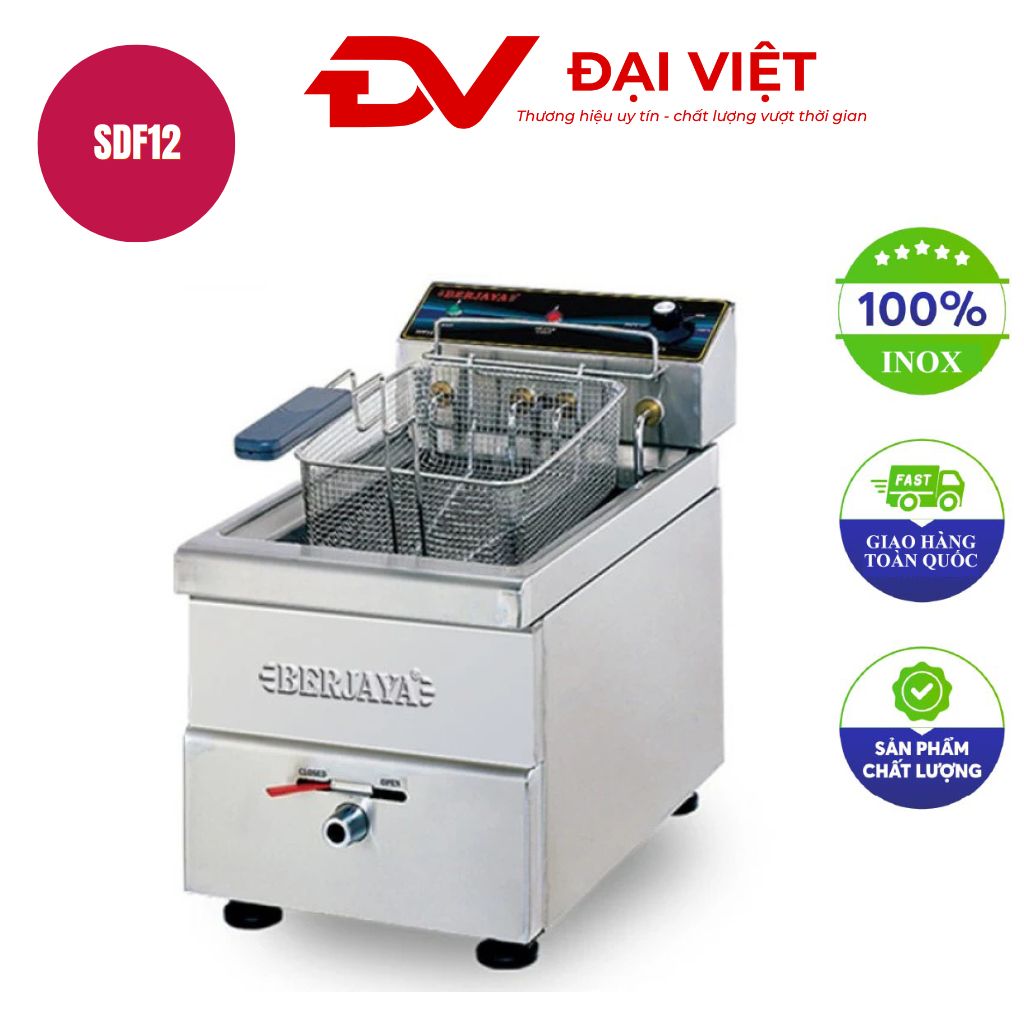 Bếp chiên nhúng điện đơn SDF12 Bếp chiên nhúng điện đơn SDF12