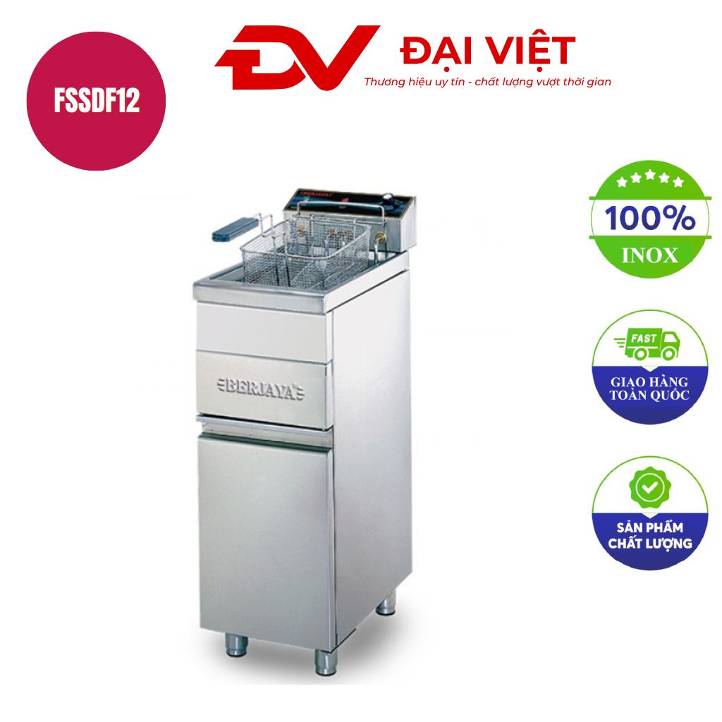 Bếp chiên nhúng điện đơn có chân FSSDF12 Bếp chiên nhúng điện đơn có chân FSSDF12