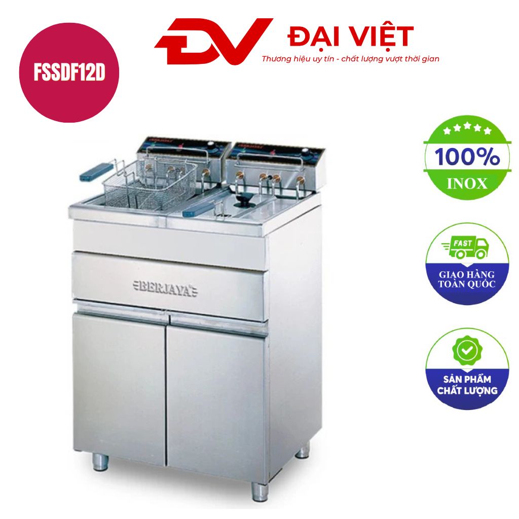 Bếp chiên nhúng đôi dùng điện FSSDF12D Bếp chiên nhúng đôi dùng điện FSSDF12D
