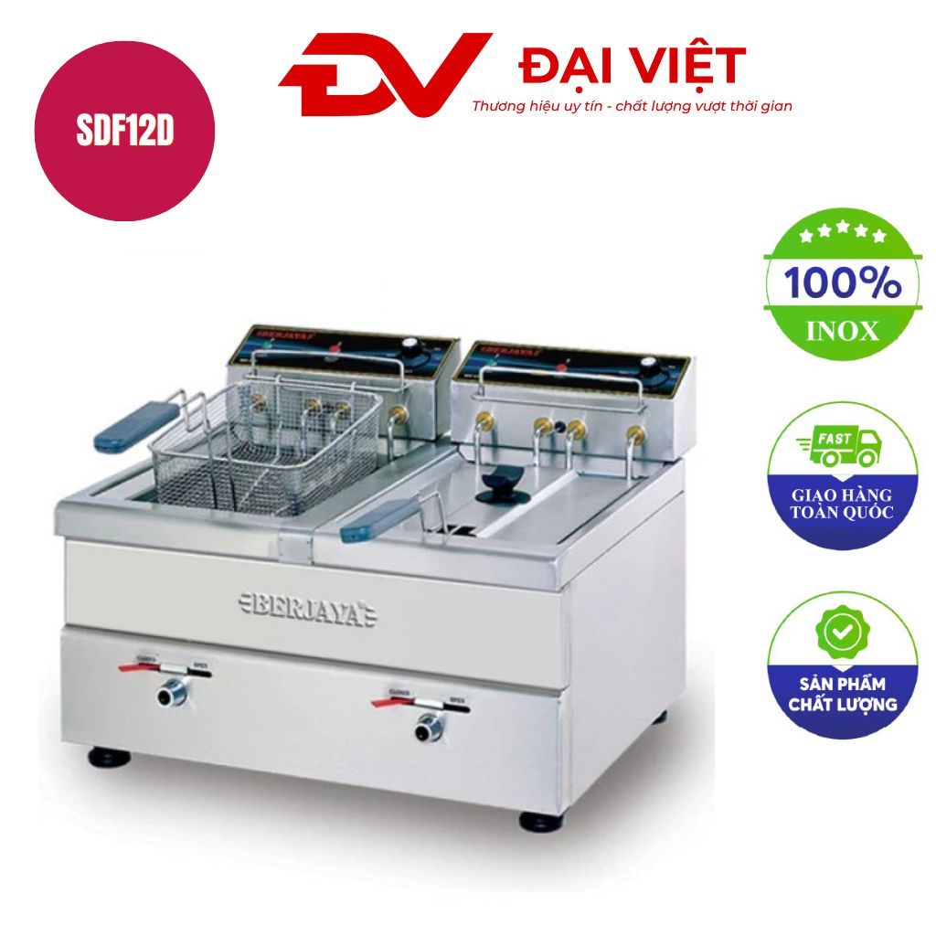 Bếp chiên nhúng đôi dùng điện SDF12D Bếp chiên nhúng đôi dùng điện SDF12D
