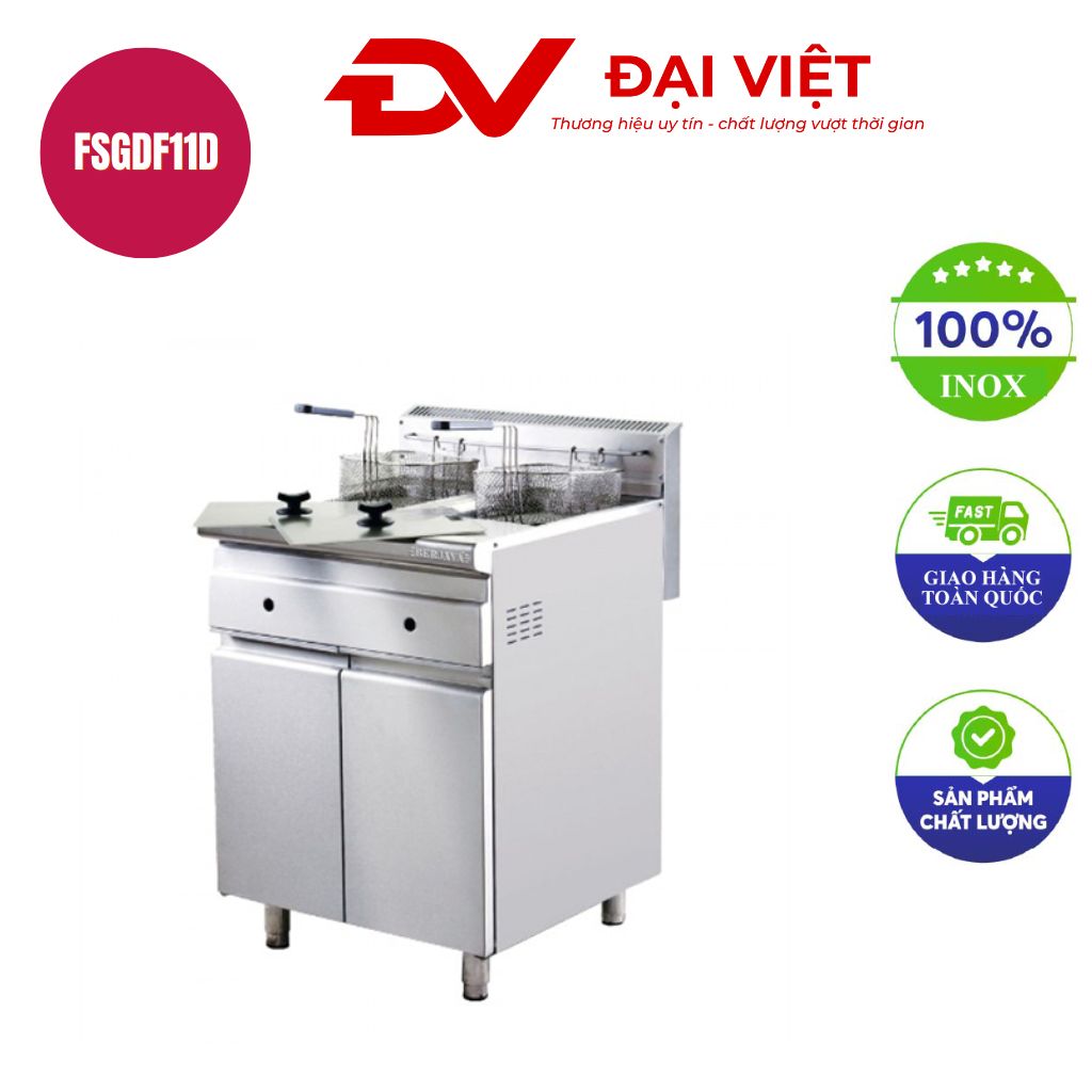 Bếp chiên nhúng đôi dùng gas GDF11D Bếp chiên nhúng đôi dùng gas GDF11D