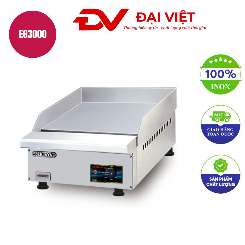 Bếp chiên phẳng dùng điện Berjaya EG3000 Bếp chiên phẳng dùng điện Berjaya EG3000