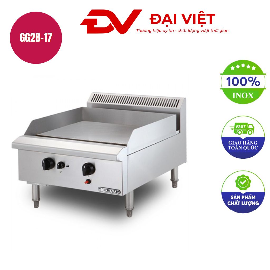 Bếp chiên rán phẳng dùng gas GG2B 17 Bếp chiên rán phẳng dùng gas GG2B 17