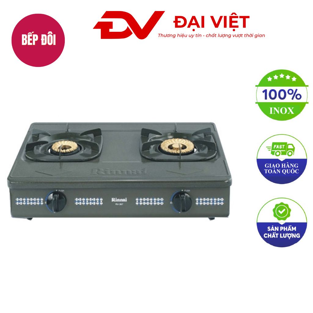 Bếp gas đôi Rinnai RV 367 G Bếp gas đôi Rinnai RV 367 G