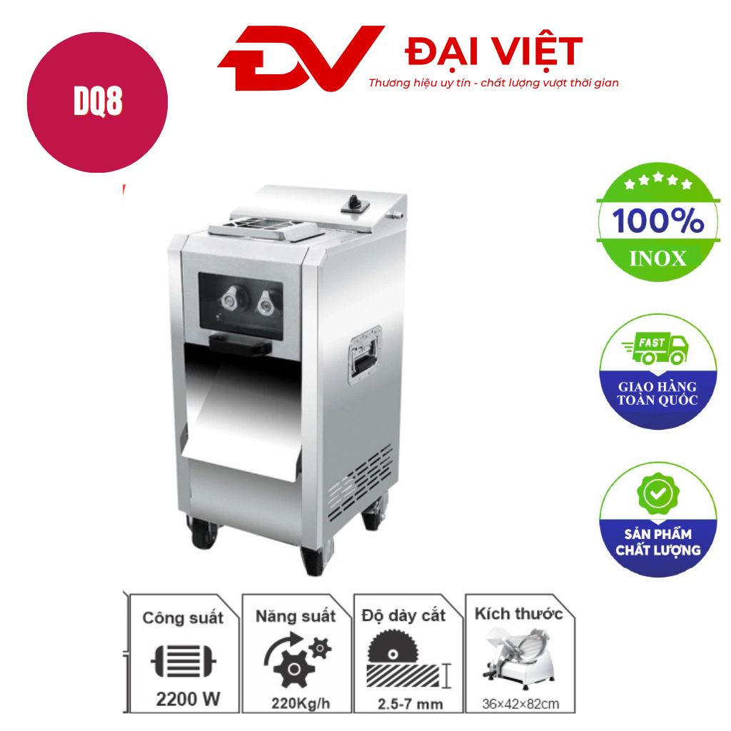 Máy Thái Thịt Tươi Sống DQ8