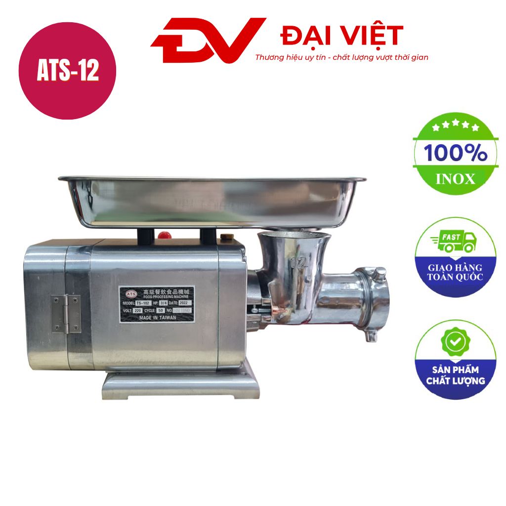 Máy Xay Thịt Công Nghiệp ATS 12 Taiwan Máy Xay Thịt Công Nghiệp ATS 12 Taiwan