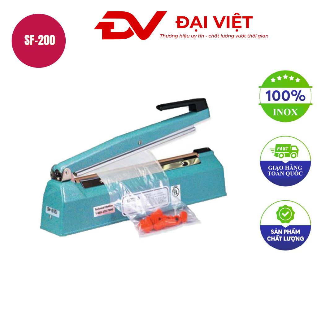 Máy hàn miệng túi dập tay SF 200