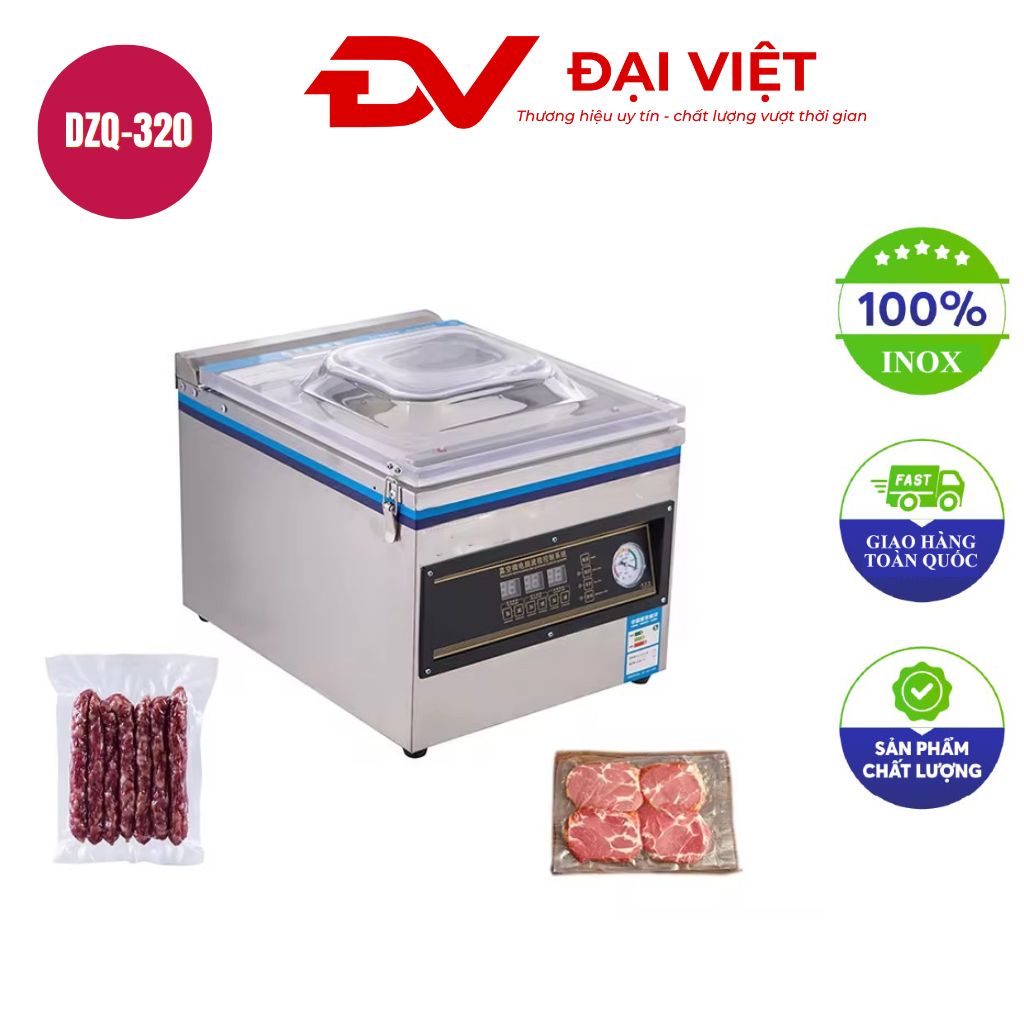 Máy hút chân không công nghiệp DZQ 320 Máy hút chân không công nghiệp DZQ 320