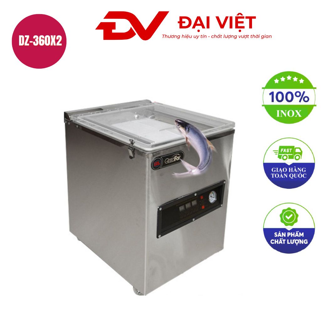 Máy hút chân không công nghiệp Goodfor DZ 360x2 Máy hút chân không công nghiệp Goodfor DZ 360x2