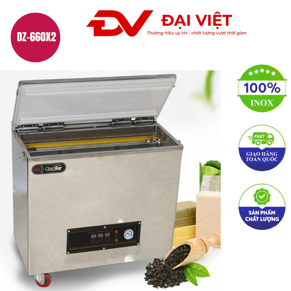 Máy hút chân không công nghiệp Goodfor DZ 660x2 Máy hút chân không công nghiệp Goodfor DZ 660x2