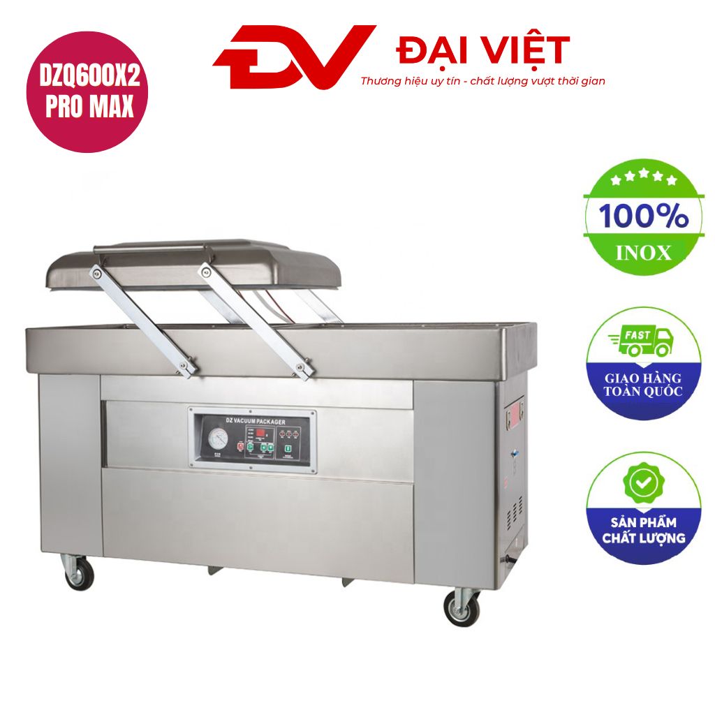Máy hút chân không công nghiệp MIKOSHI DZQ600x2 Pro MAX Máy hút chân không công nghiệp MIKOSHI DZQ600x2 Pro MAX