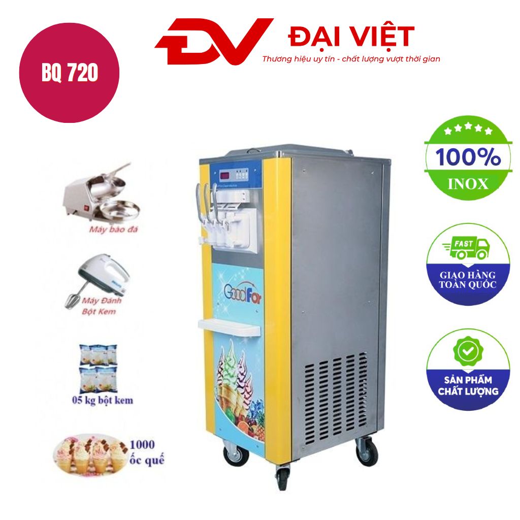 Máy làm kem tươi Goodfor BQ 720 Máy làm kem tươi Goodfor BQ 720