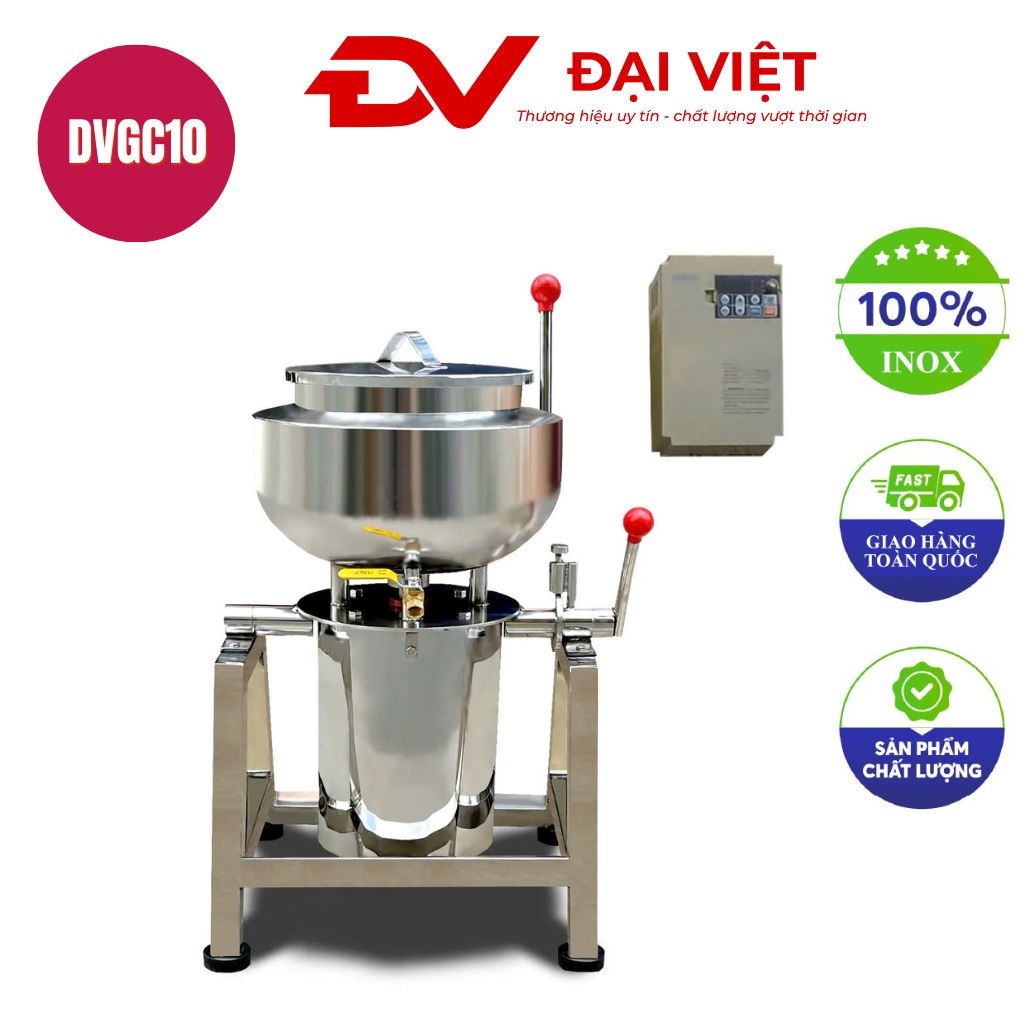 Máy xay giò chả 10kg có biến tần Máy xay giò chả 10kg có biến tần