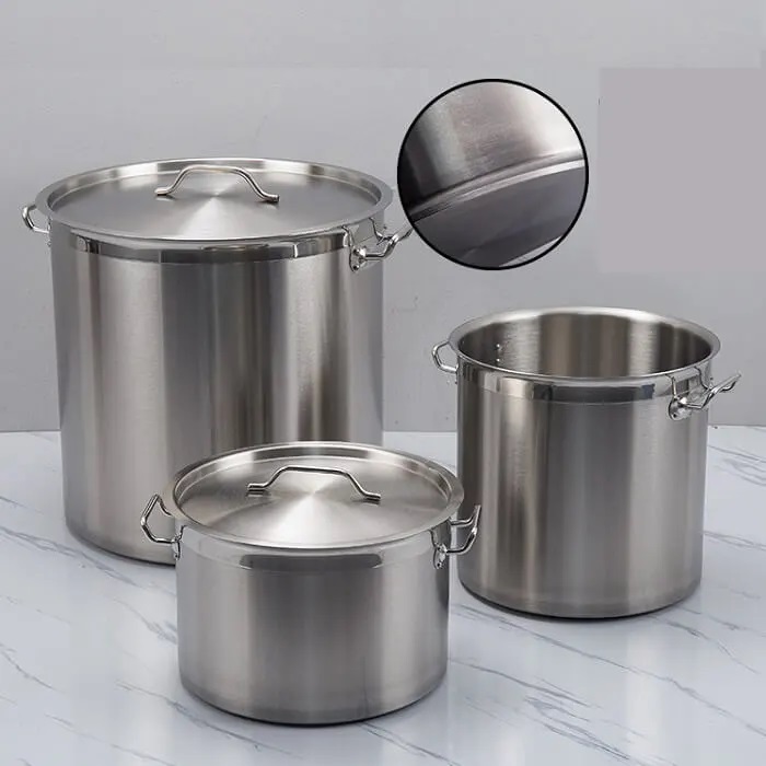 Nồi inox thân cao