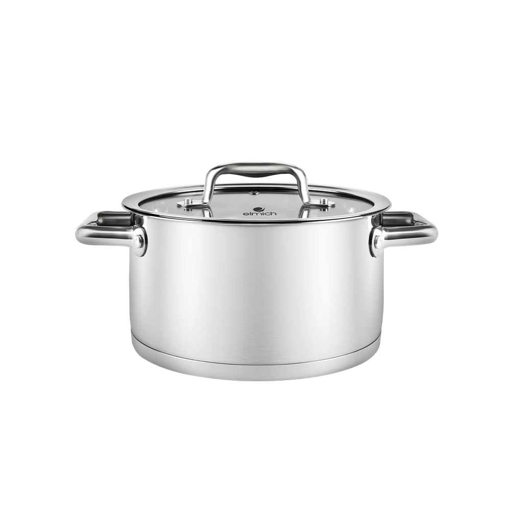 Nồi inox thân thấp