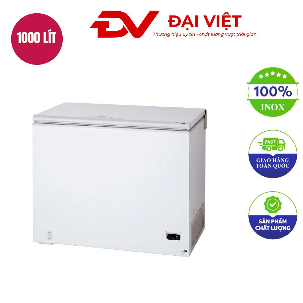 Tủ đông nằm 1000L dài 2m3 Tủ đông nằm 1000L dài 2m3