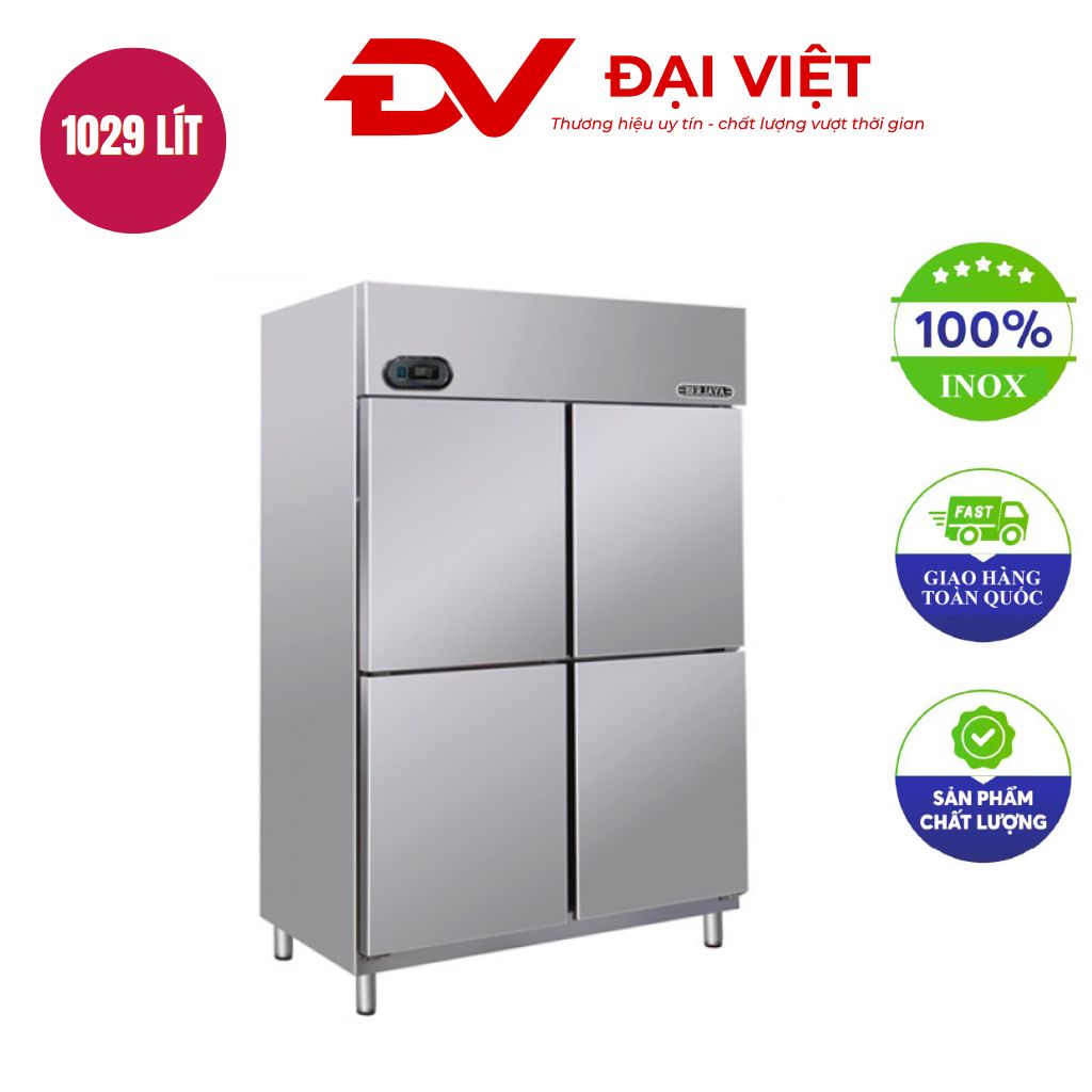 Tủ mát Berjaya 4 cánh inox BS 4DUC/Z Tủ mát Berjaya 4 cánh inox BS 4DUC/Z