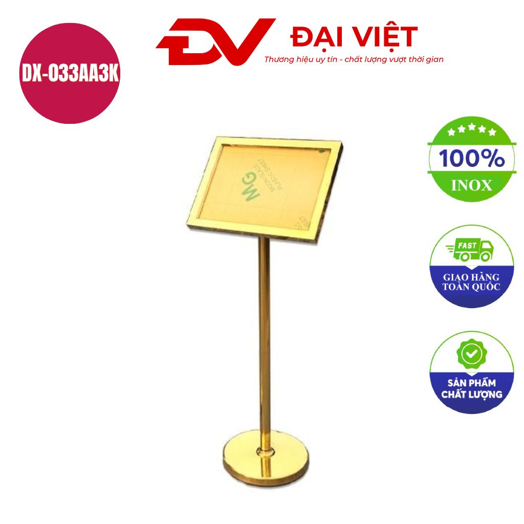 Bảng chỉ dẫn A3 tăng giảm không thùng DX 033AA3K Bảng chỉ dẫn A3 tăng giảm không thùng DX 033AA3K