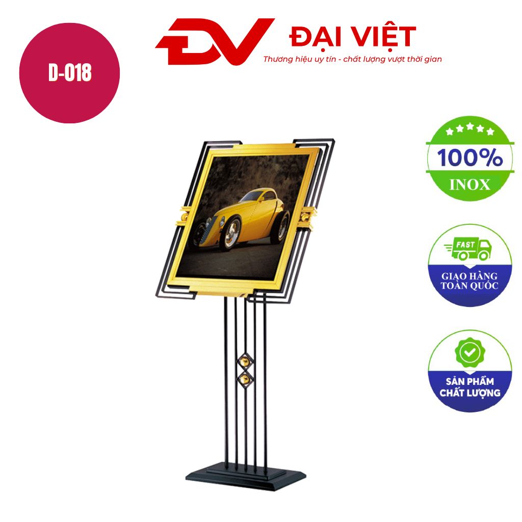 Bảng chỉ dẫn màu đen loại nhỏ D 018