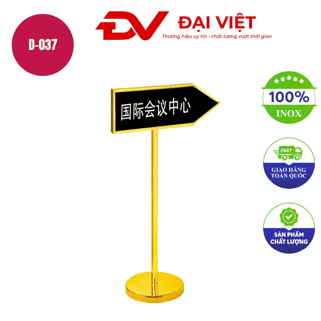 Bảng chỉ dẫn mũi tên 2 mặt D 037