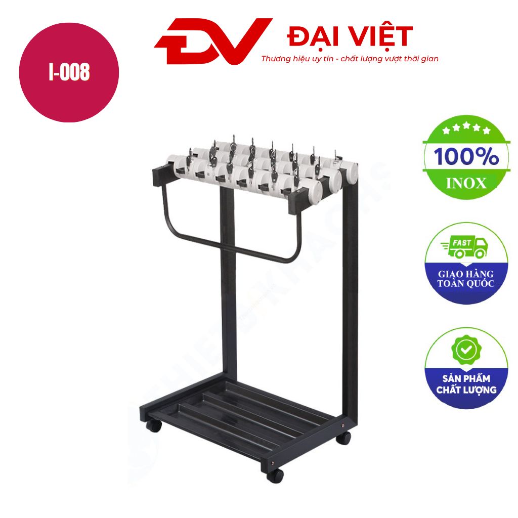 Kệ để ô dù 12 ô có khóa I 008 Kệ để ô dù 12 ô có khóa I 008