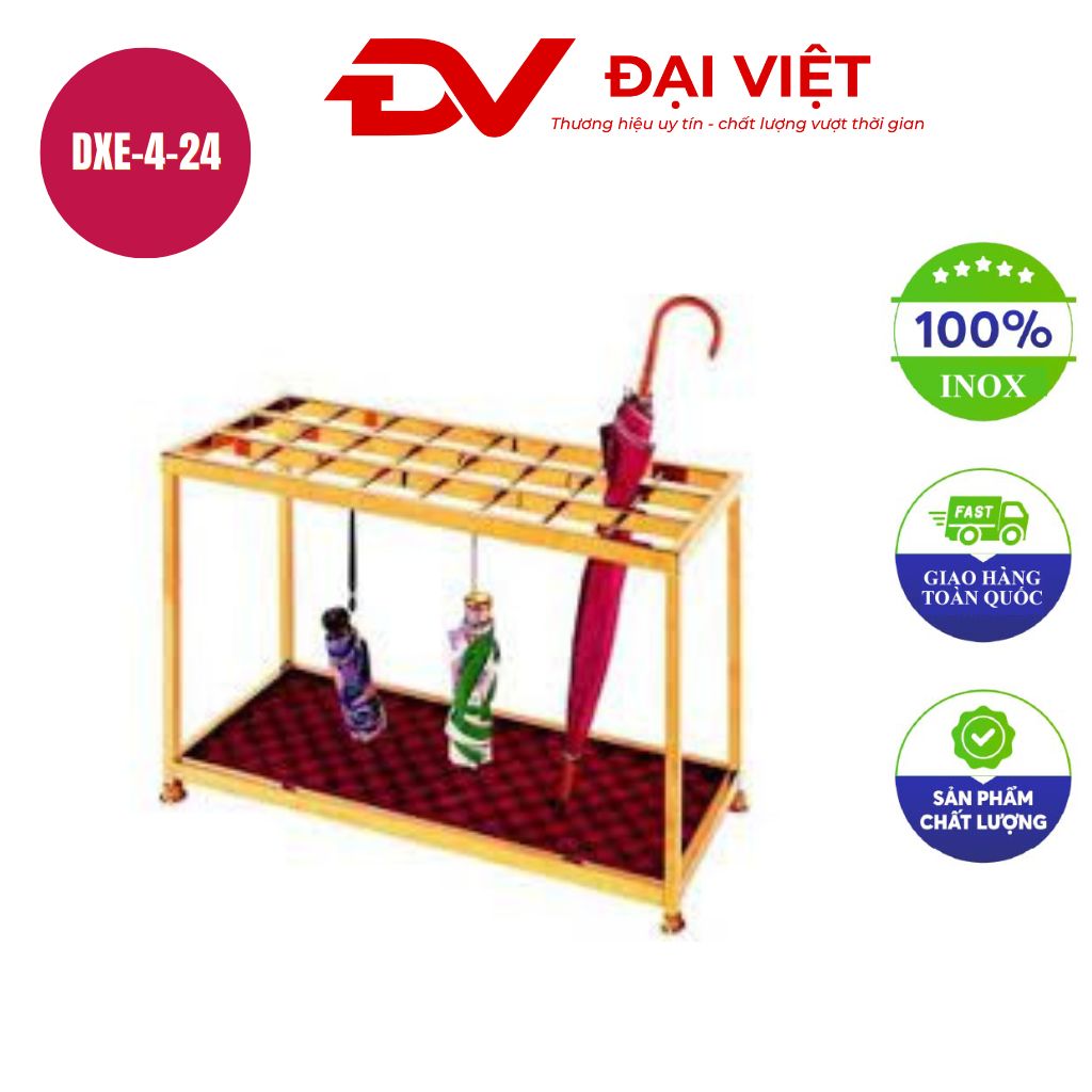 Kệ để ô dù 24 ô không khóa DXE 4 24 Kệ để ô dù 24 ô không khóa DXE 4 24