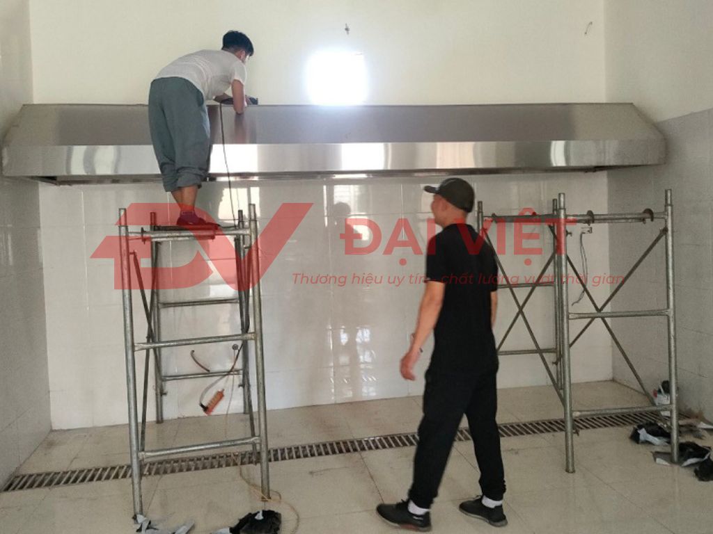 Quy trình lắp đặt hệ thống bếp công nghiệp Quy trình lắp đặt hệ thống bếp công nghiệp