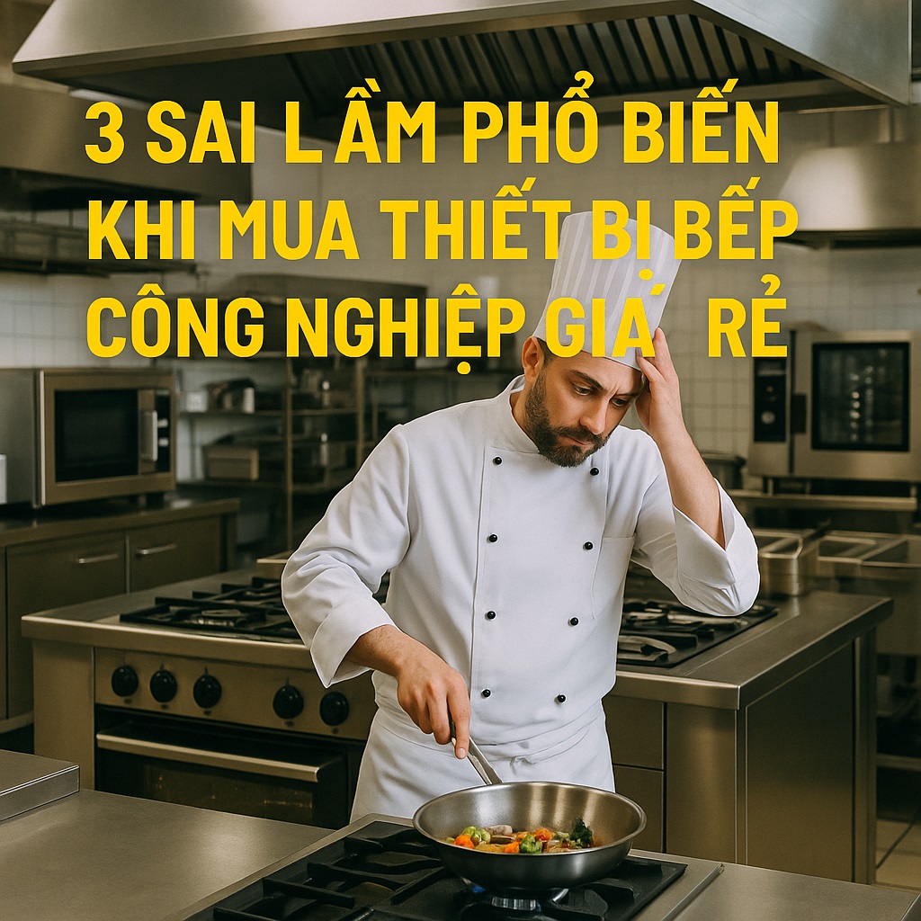3 sai lầm phổ biến khi mua thiết bị bếp công nghiệp giá rẻ 3 sai lầm phổ biến khi mua thiết bị bếp công nghiệp giá rẻ