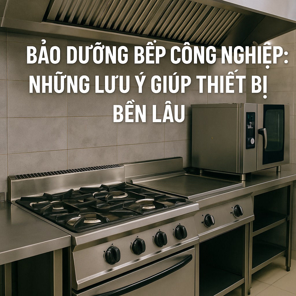 Bảo dưỡng bếp công nghiệp Những lưu ý giúp thiết bị bền lâu Bảo dưỡng bếp công nghiệp Những lưu ý giúp thiết bị bền lâu