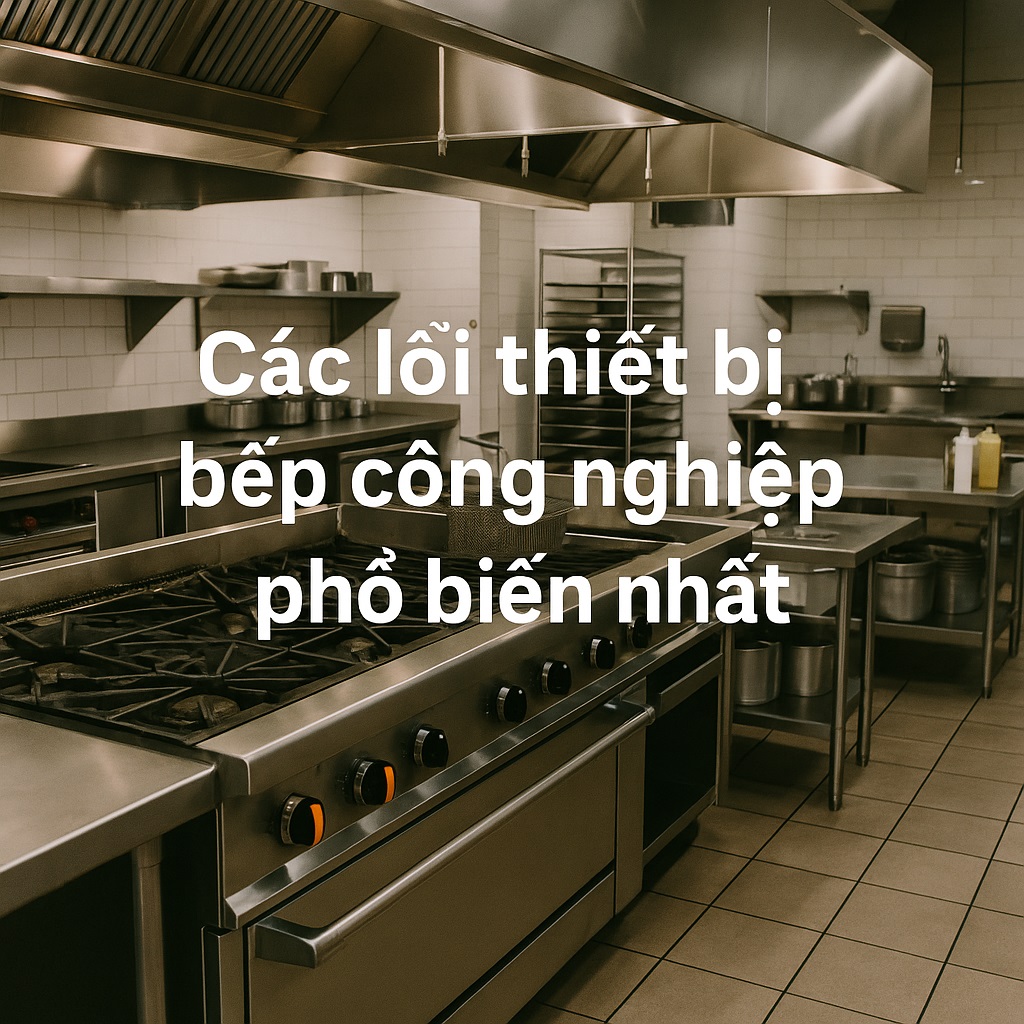Các lỗi thiết bị bếp công nghiệp phổ biến nhất Các lỗi thiết bị bếp công nghiệp phổ biến nhất