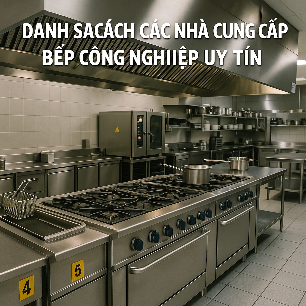 Danh sách các nhà cung cấp bếp công nghiệp uy tín Danh sách các nhà cung cấp bếp công nghiệp uy tín