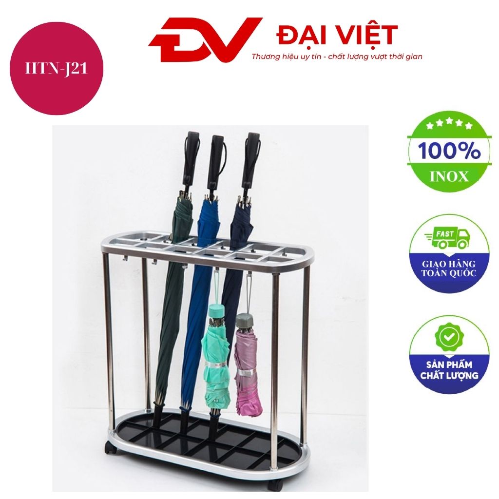 Giá treo ô nhựa khung inox trắng loại 21 lỗ Giá treo ô nhựa khung inox trắng loại 21 lỗ