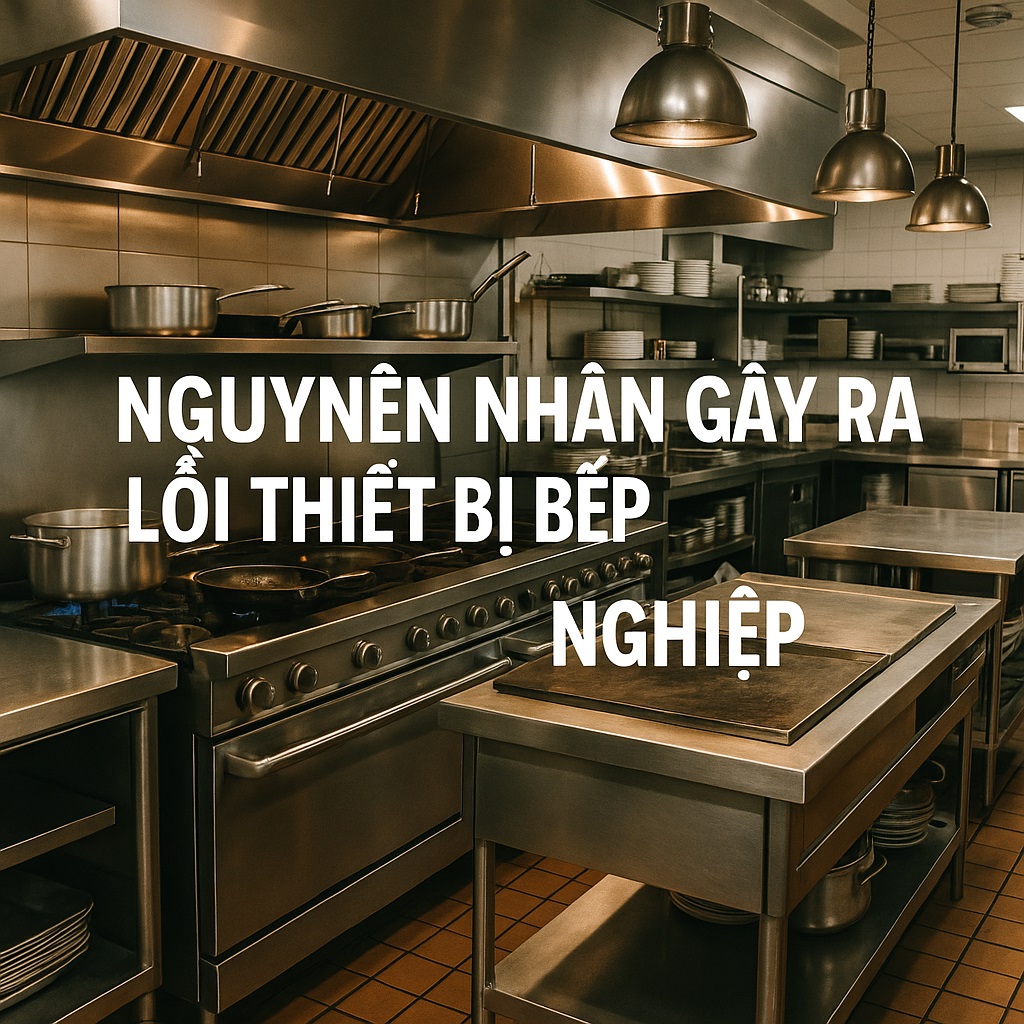 Nguyên nhân gây ra lỗi thiết bị bếp công nghiệp Nguyên nhân gây ra lỗi thiết bị bếp công nghiệp