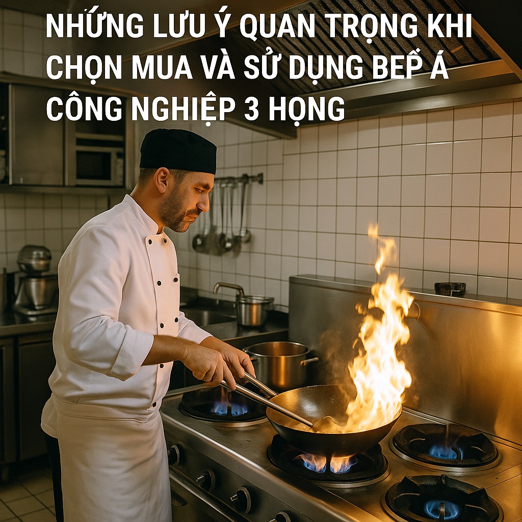Những lưu ý quan trọng khi chọn mua và sử dụng bếp á công nghiệp 3 họng Những lưu ý quan trọng khi chọn mua và sử dụng bếp á công nghiệp 3 họng