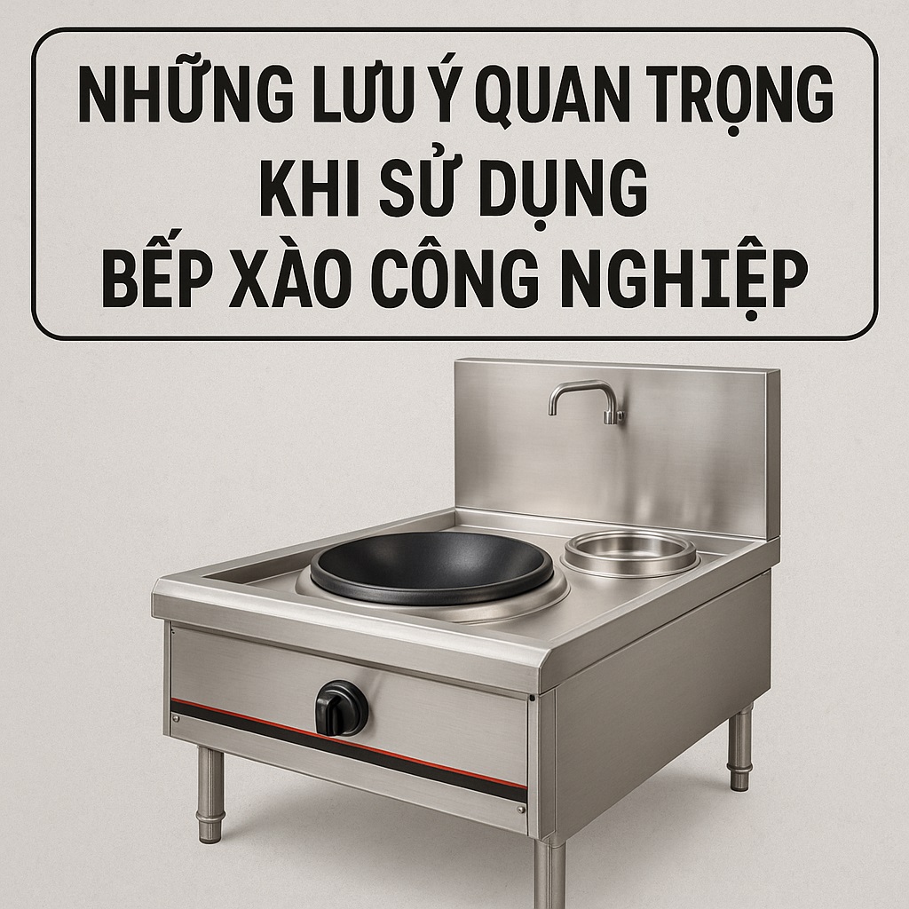 Những lưu ý quan trọng khi sử dụng bếp xào công nghiệp Những lưu ý quan trọng khi sử dụng bếp xào công nghiệp