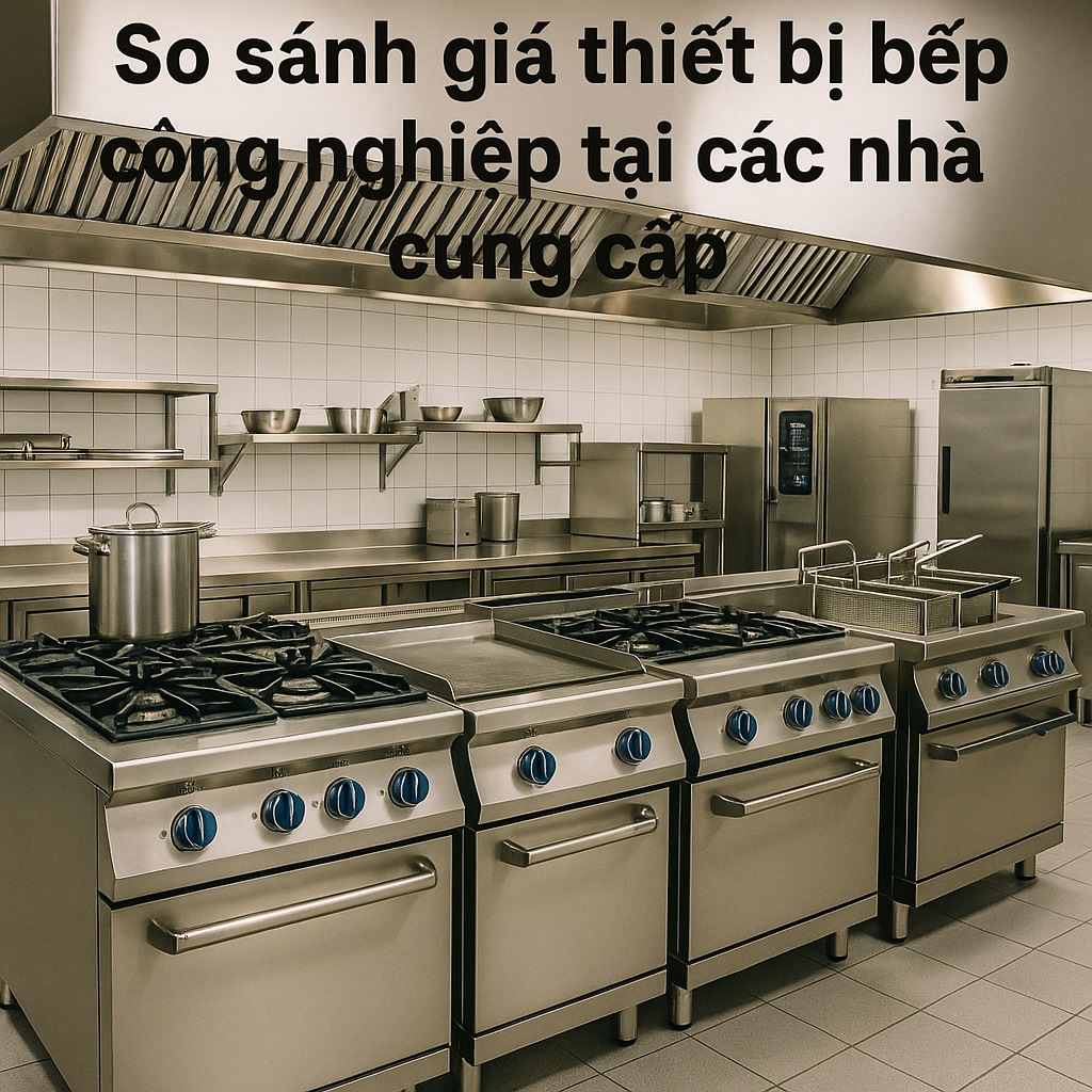 So sánh giá thiết bị bếp công nghiệp tại các nhà cung cấp So sánh giá thiết bị bếp công nghiệp tại các nhà cung cấp