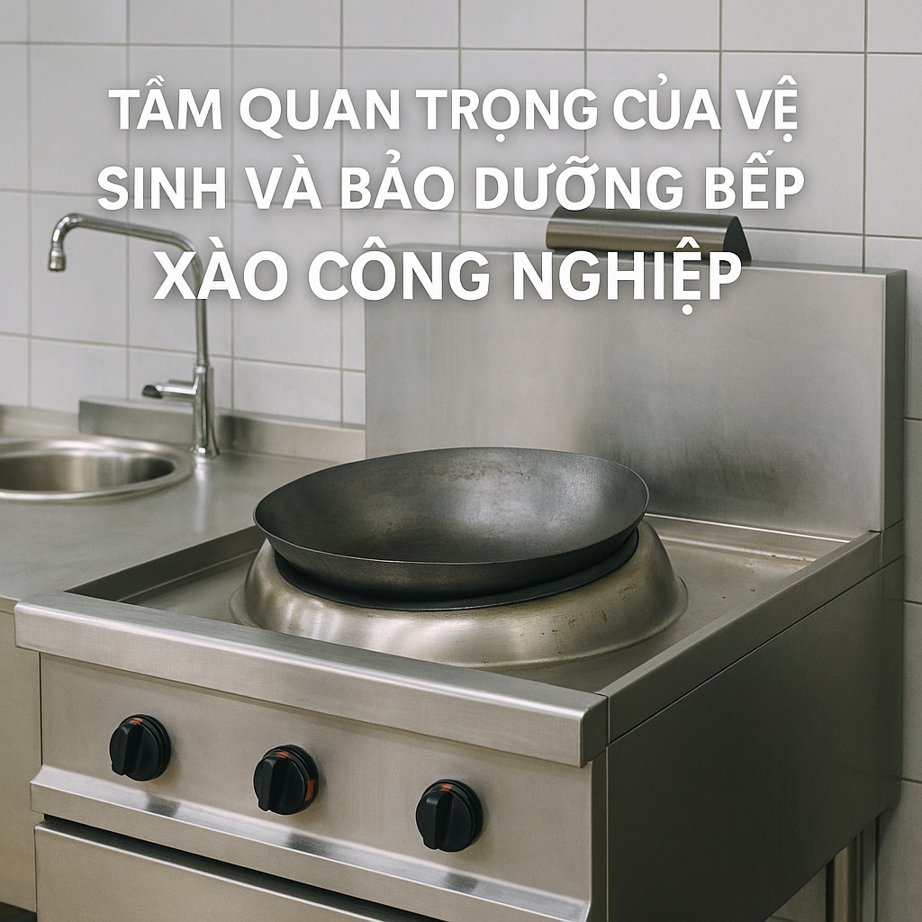 Tầm quan trọng của vệ sinh và bảo dưỡng bếp xào công nghiệp Tầm quan trọng của vệ sinh và bảo dưỡng bếp xào công nghiệp