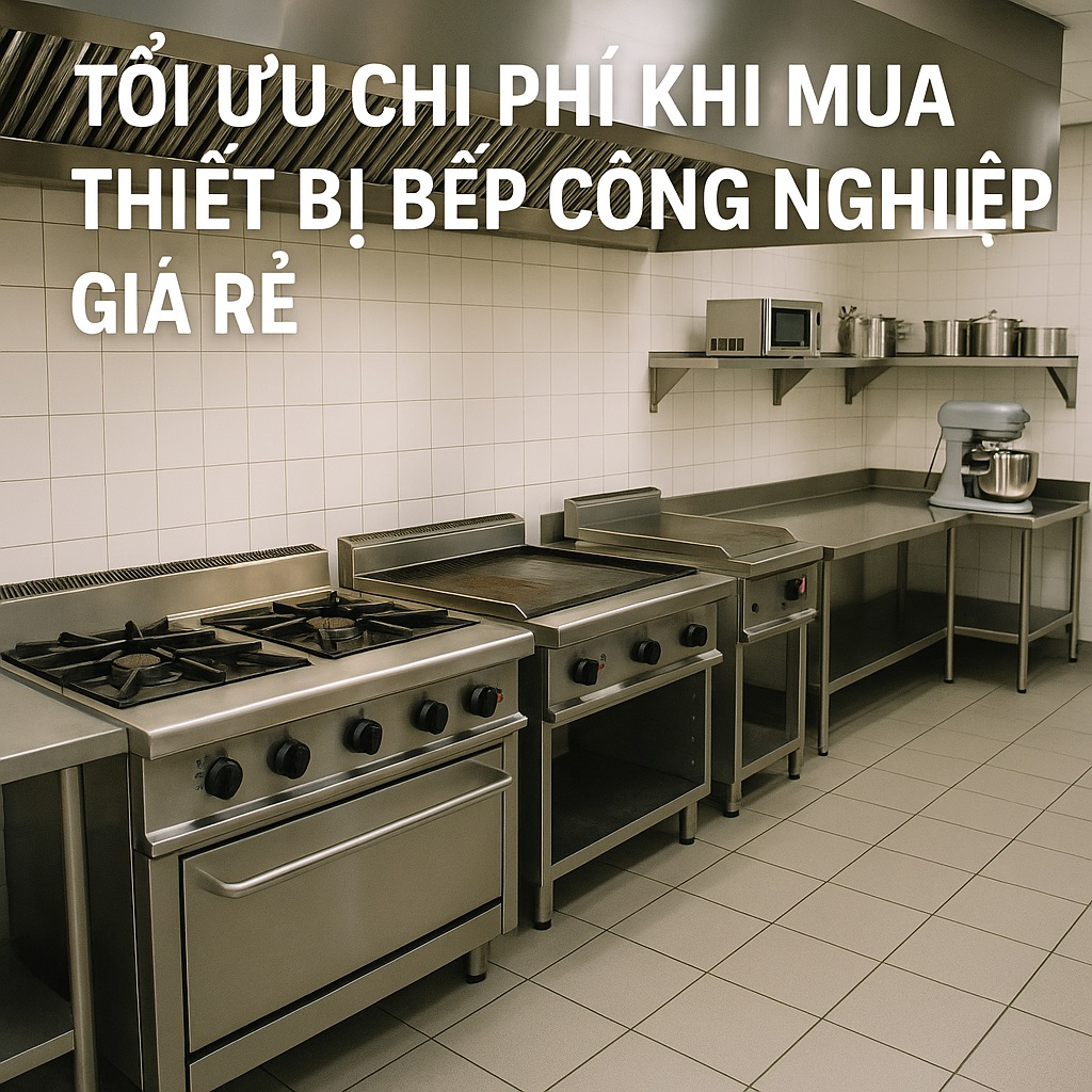 Tối ưu chi phí khi mua thiết bị bếp công nghiệp giá rẻ Tối ưu chi phí khi mua thiết bị bếp công nghiệp giá rẻ