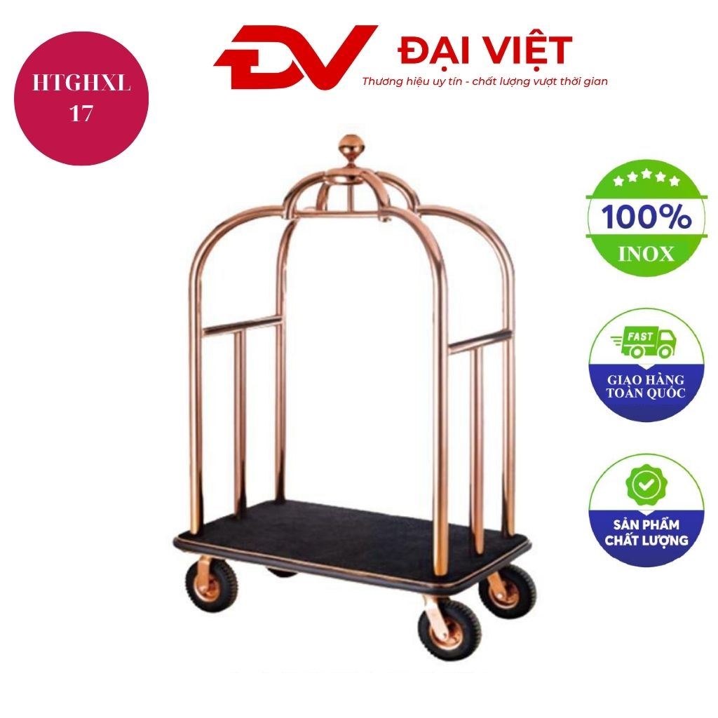 Xe đẩy hành lý khách sạn HTGHXL17 Xe đẩy hành lý khách sạn HTGHXL17
