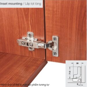 Bản lề Metalla SM 95 độ mini Hafele 311.04.442