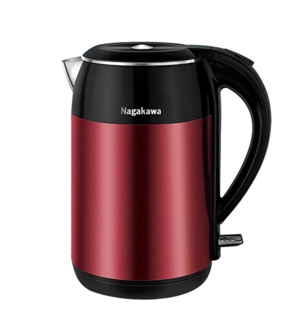 Tổng quan về ấm siêu tốc 1.8L Nagakawa NAG0315 (đỏ)