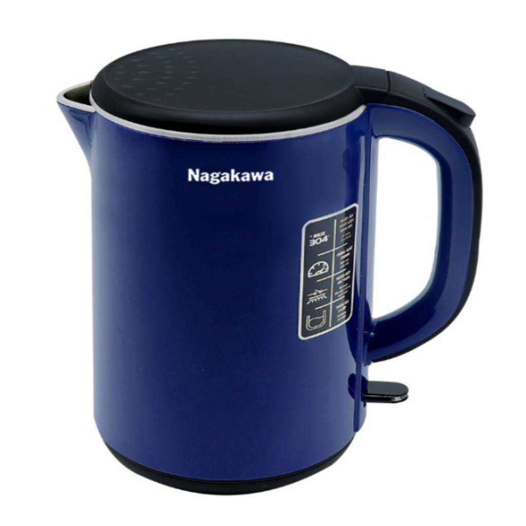 Tổng quan về Ấm siêu tốc 1.8L Nagakawa NAG0321 (xanh)