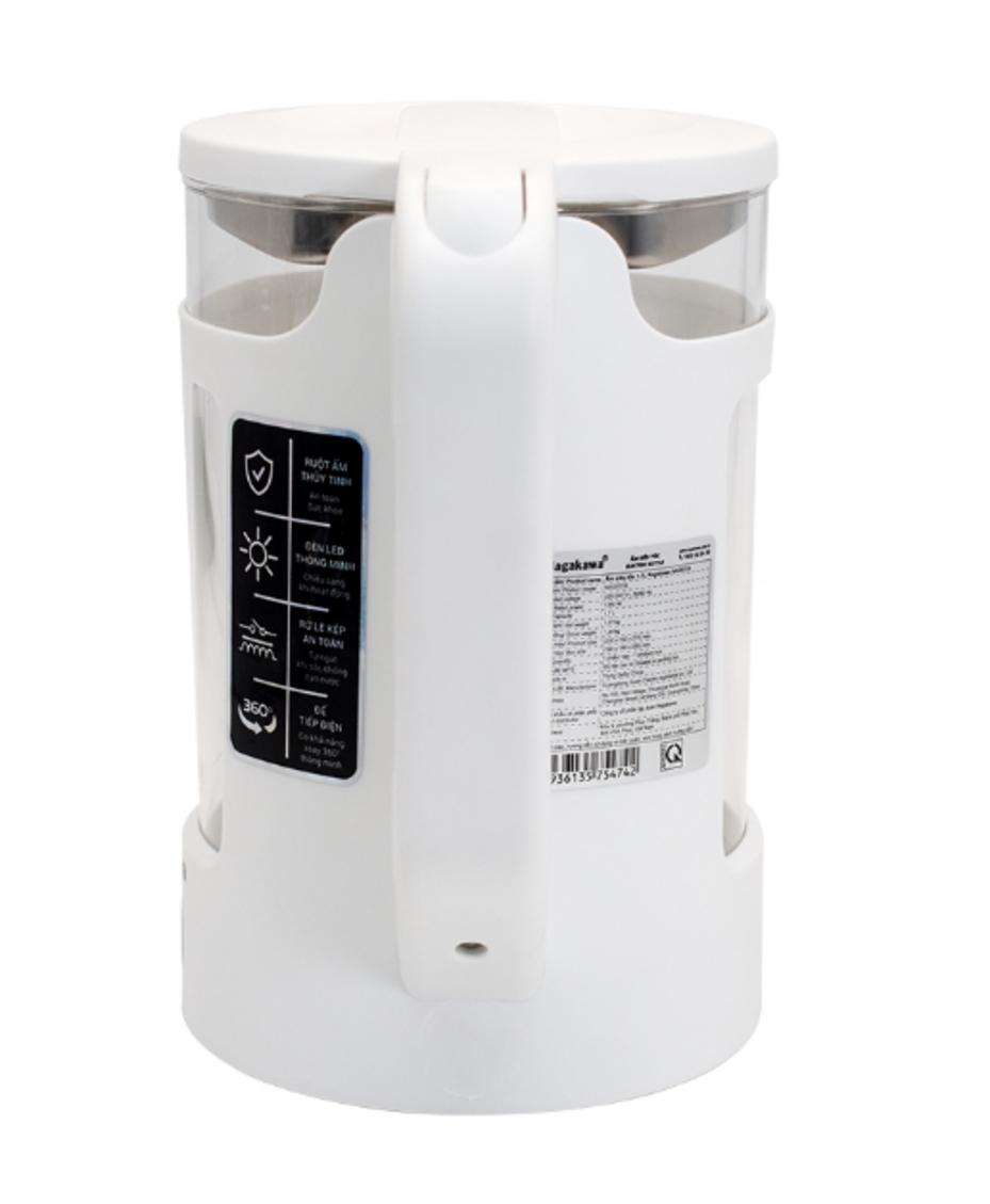 Chất liệu thủy tinh Borosilicate cao cấp của Ấm siêu tốc Nagakawa NAG0318