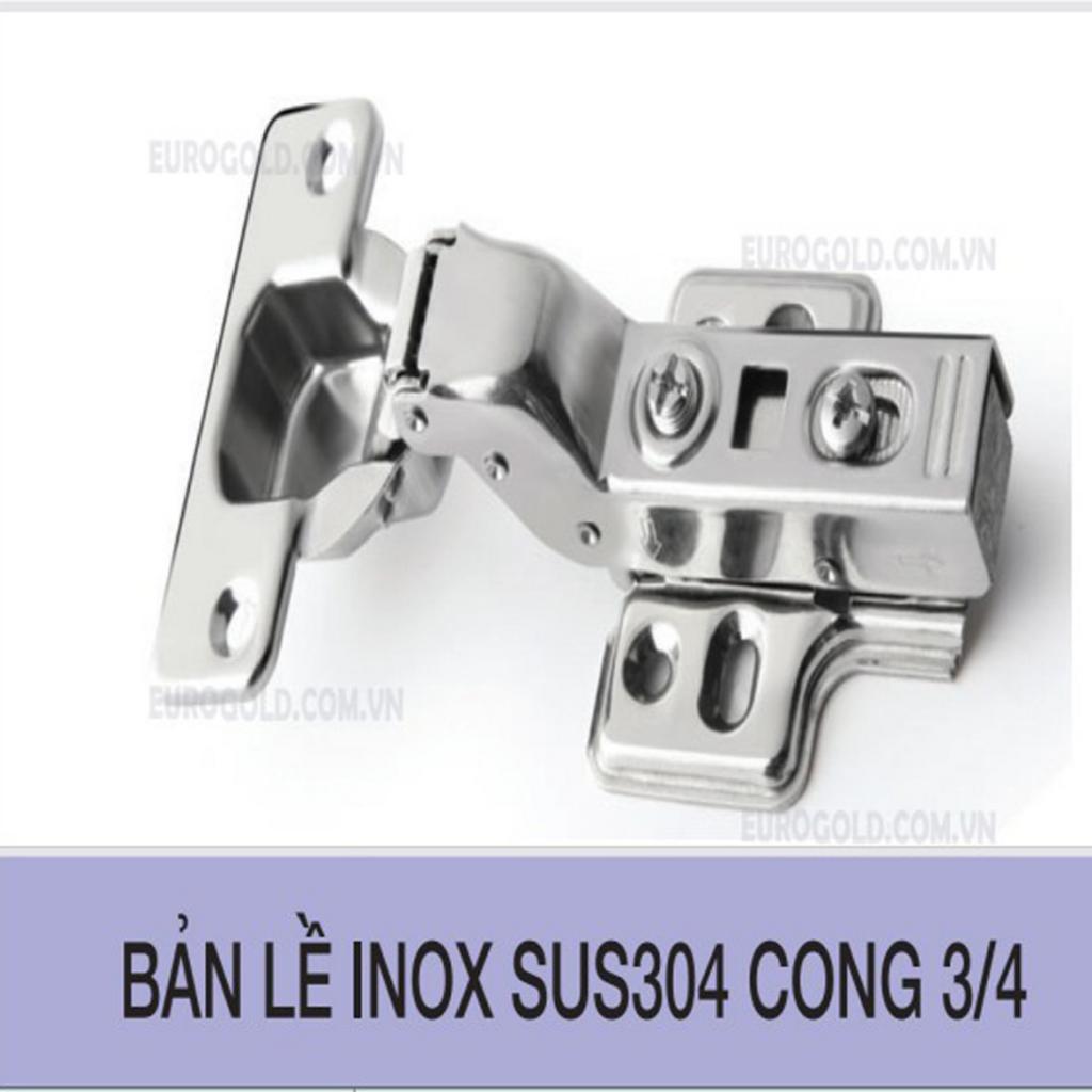 Bản lề inox SUS304 cong 3/4 Eurogold EWP103