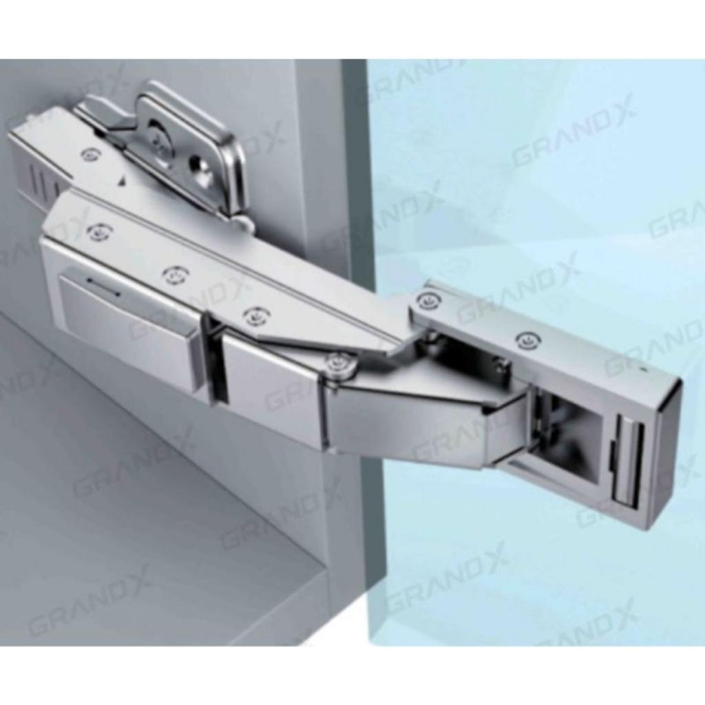 Tổng quan về Bản lề thẳng lắp trùm ngoài Capella kính cao cấp GrandX XC.G1