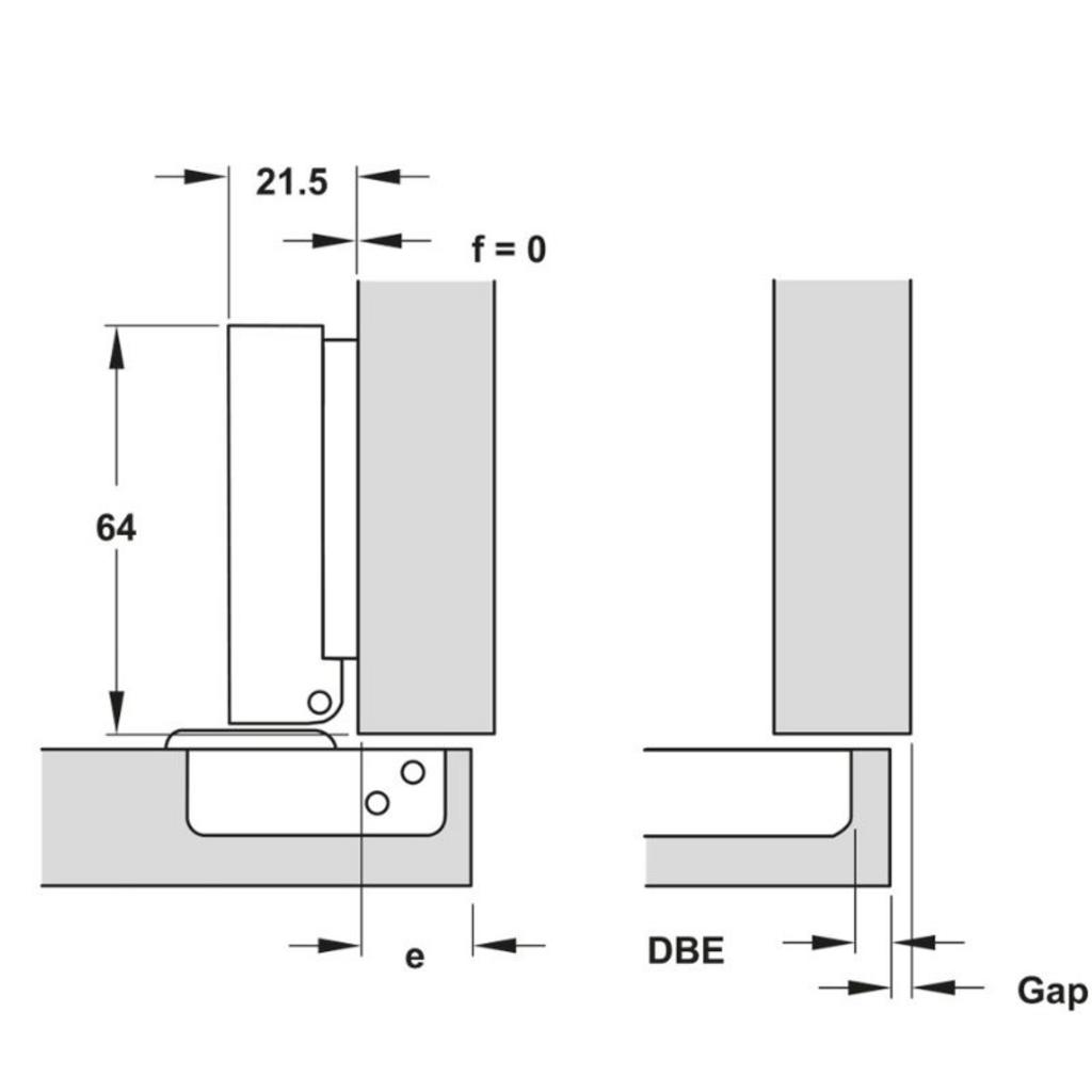Ưu điểm nổi bật của Bản Lề Trùm Ngoài Metalla SM DIY 110º Hafele 315.07.113
