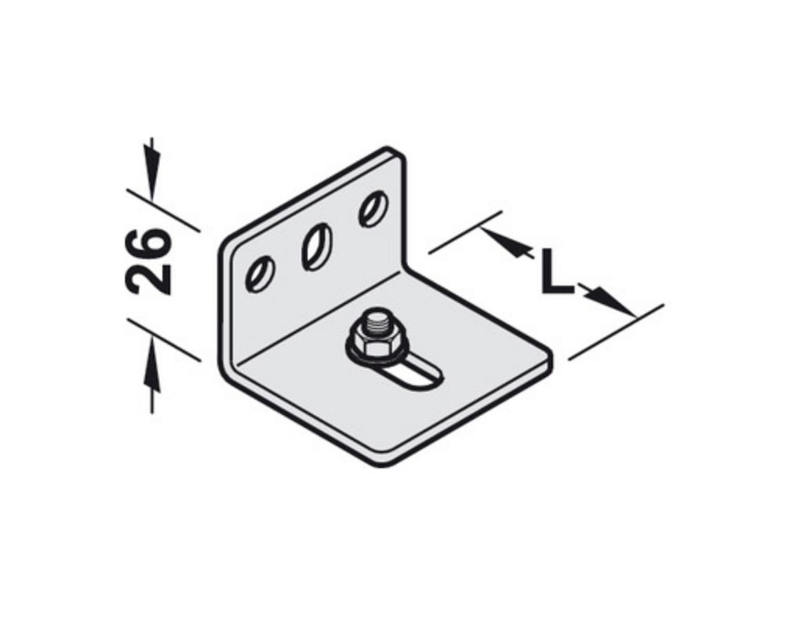 Thông số kỹ thuật Bas Đỡ Gắn Tường 64mm Hafele 940.42.063